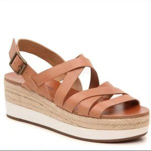 Lucky Brand Jokepa Platform Sandals size 8.5 M